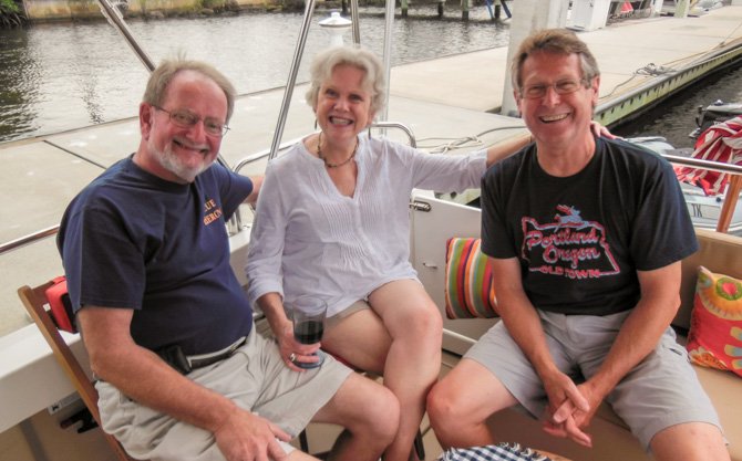 Tom, Patsy,and Jim on Kismet