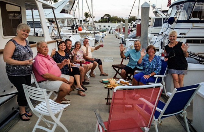 Dock Party, Legacy Harbour Marina, Fort Myers