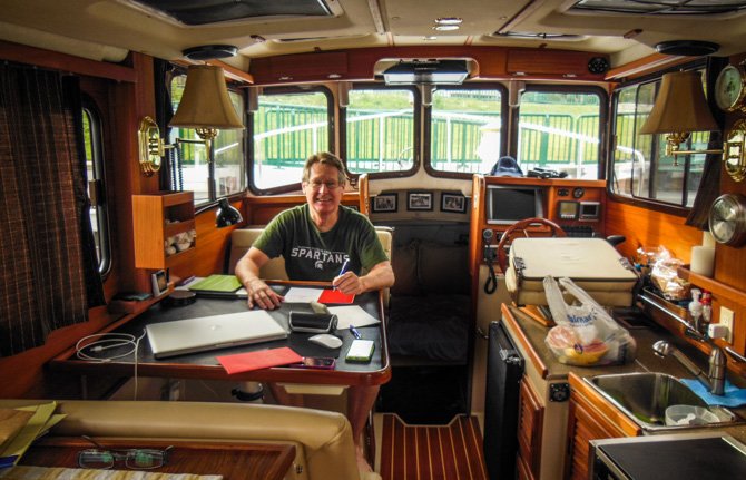 Jim Working on Kismet, LaBelle, Florida