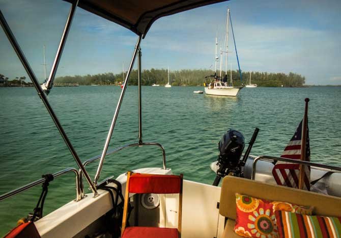 Kismet at Anchor, Longboat Key, Florida