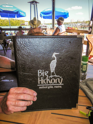 Big Hickory Restaurant Menu, Bonita Springs, Florida