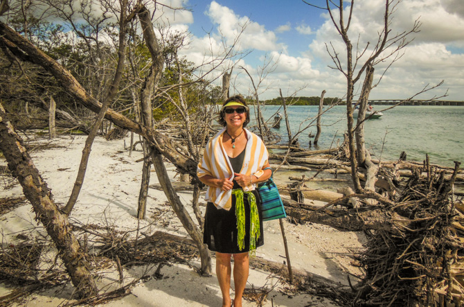 Lisa on Beach, Lover's Key State Park, Florida