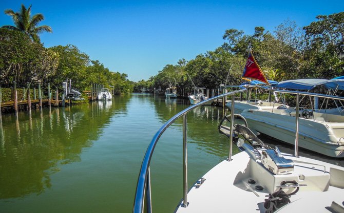 Kismet Leaving Sanibel Island, Florida